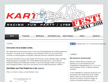 Tablet Screenshot of kartbahnfest.ch